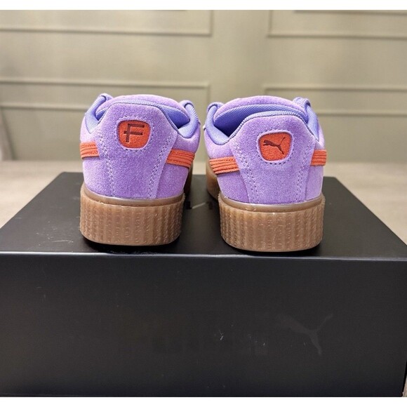 FENTY Puma Creeper Phatty Lavender Alert Burnt Red Gum (Unisex) Size 3C Kids main image 6